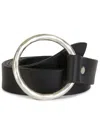 D'amico Leather Belt In Black