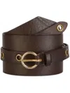 D'amico Leather Belt In Brown