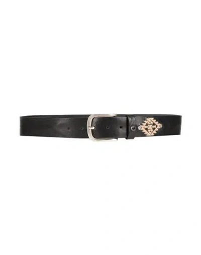 D'amico Man Belt Black Size 34 Leather