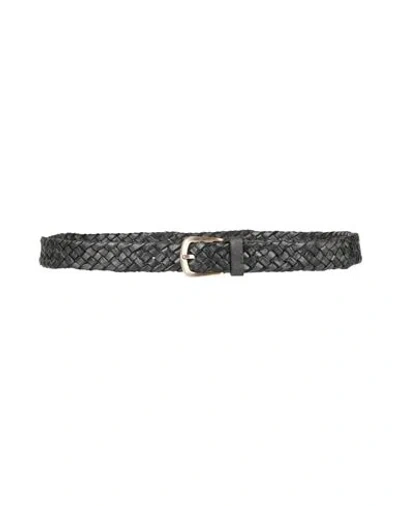 D'amico Man Belt Black Size 39.5 Leather