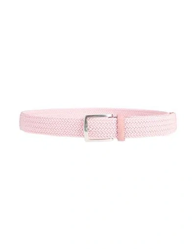 D'amico Man Belt Pink Size 39.5 Textile Fibers