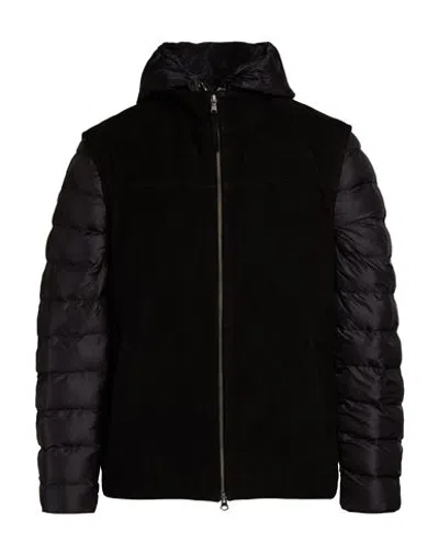 D'amico Man Puffer Black Size 38 Goat Skin, Nylon