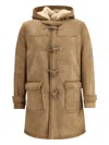 D'amico Paolo Suede Jacket In Brown