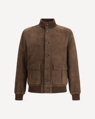 D'AMICO SUEDE GOAT LEATHER JACKET