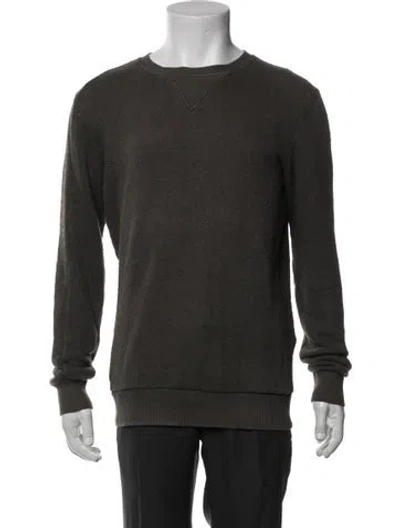 Pre-owned Damir Doma Crew Neck Long Sleeve Sweatshirt In Green
