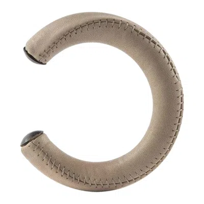 Pre-owned Damir Doma Leather Bracelet In Brown