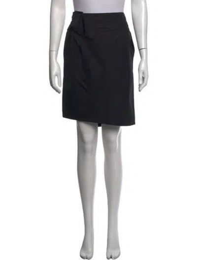Pre-owned Damir Doma Mini Skirt In Black