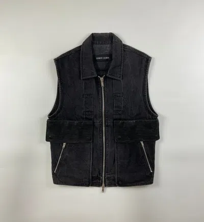 Pre-owned Damir Doma Moto Vest In Black