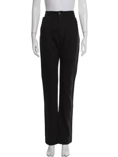 Pre-owned Damir Doma Straight Leg Pants In Black