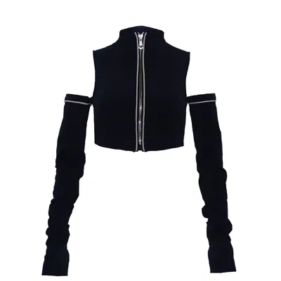 Damla Yaşlioğlu Women's Blue Antares Top & Gloves