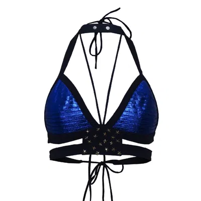 Damla Yaşlioğlu Women's Blue Star Top