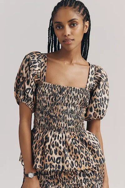 Damson Madder Allegra Blouse In Brown