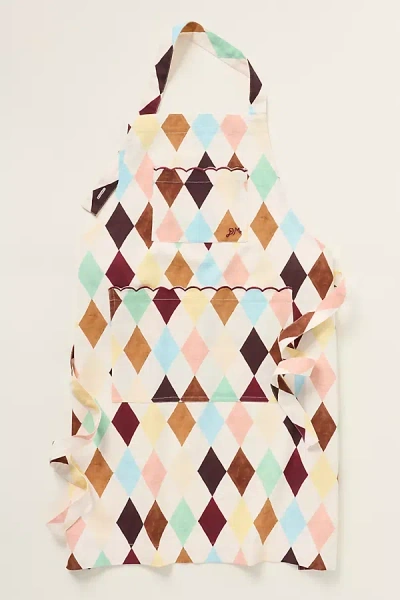 Damson Madder Apron In Neutral