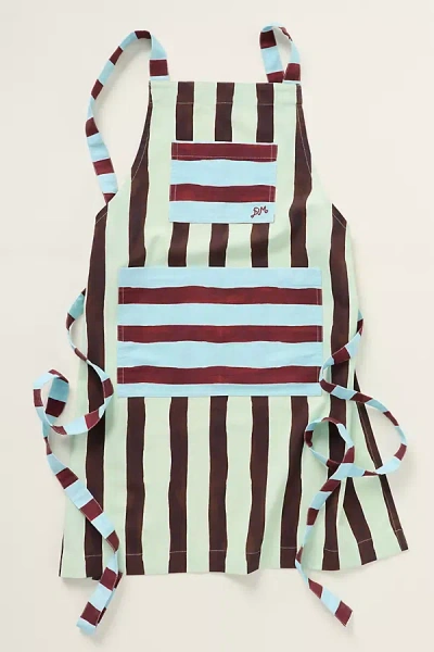 Damson Madder Apron In Neutral