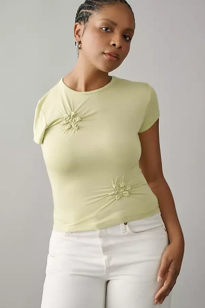 Damson Madder Arlo Jersey Tee In Green