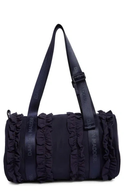 Damson Madder Brooke Frill Barrel Bag In Blue