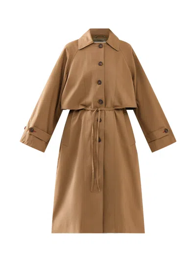 Damson Madder Camille Trench In Brown