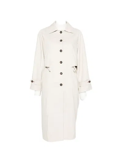 Damson Madder Camille Trench In Neutral