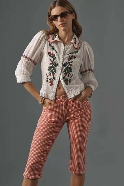 Damson Madder Capri Jeans Pants