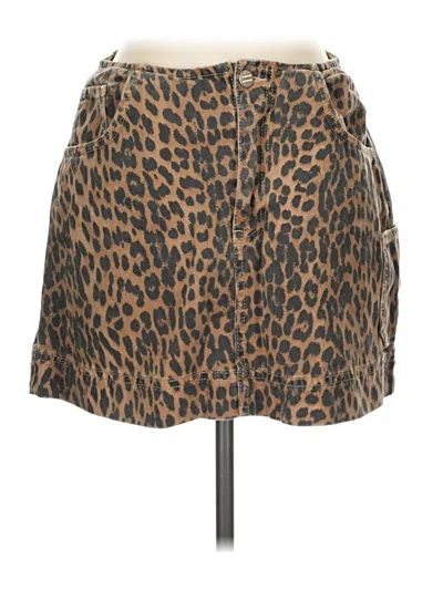 Pre-owned Damson Madder Casual Skirt In Brown