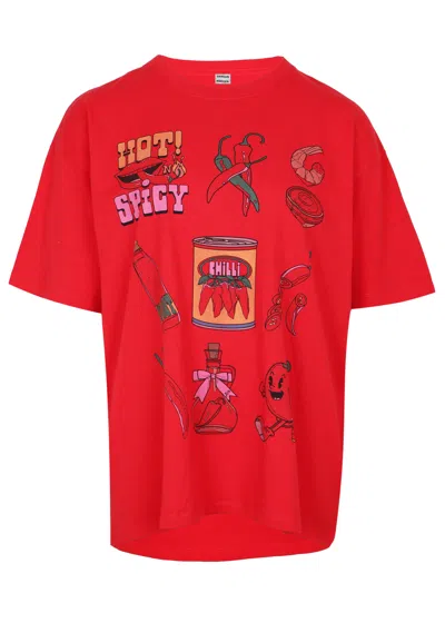 Damson Madder Chilli Boyfriend Tee Red