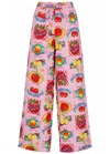 DAMSON MADDER CHLO PRINTED COTTON-BLEND TROUSERS