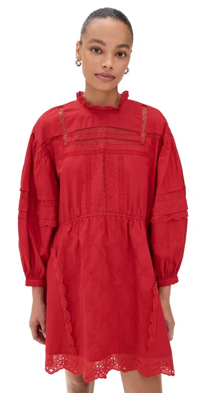 Damson Madder Clancy Mini Dress Red