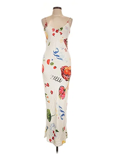Pre-owned Damson Madder Cocktail Dress In Ivory