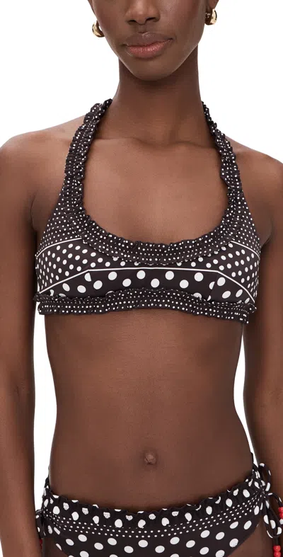Damson Madder Cove Bikini Top Brown In Multi