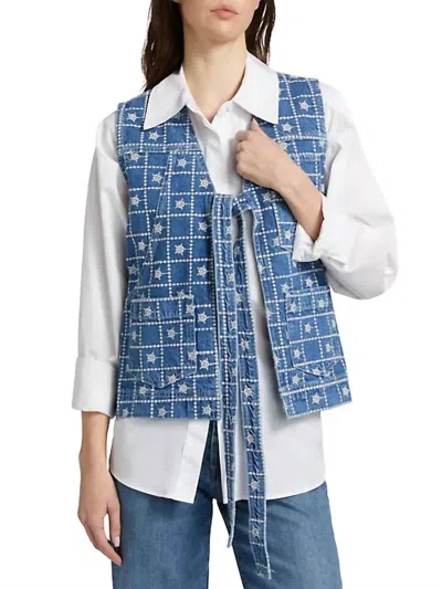 Damson Madder Dilly Vest In Snake