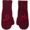 Damson Madder Dm Mittens In Burgundy