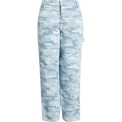 DAMSON MADDER DAMSON MADDER DREW CAMO PRINT MID RISE RELAXED UTILITY JEANS