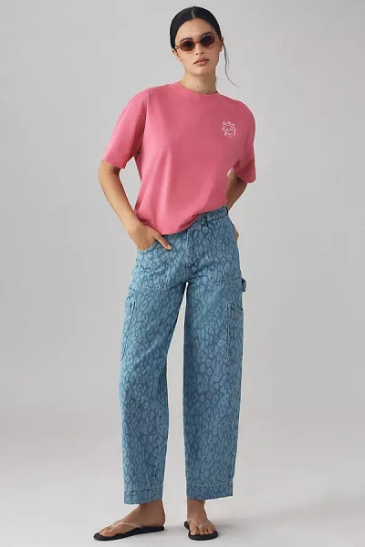Damson Madder Drew Cargo Jeans In Blue