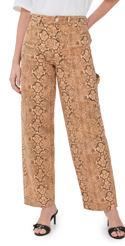 Damson Madder Drew Jeans Snake Print