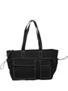 Damson Madder Eliza Shell Tote In Black