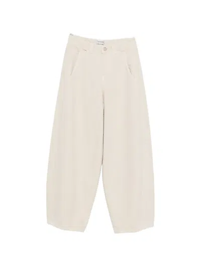 Damson Madder Erika Barrel-leg Jeans In Neutral
