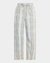 DAMSON MADDER FELIX WALLPAPER FLORAL TWILL JEANS