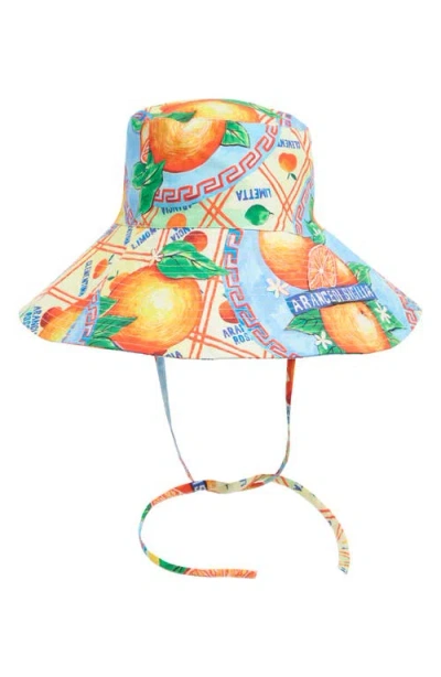 Damson Madder Fruit Labels Organic Cotton Sun Hat