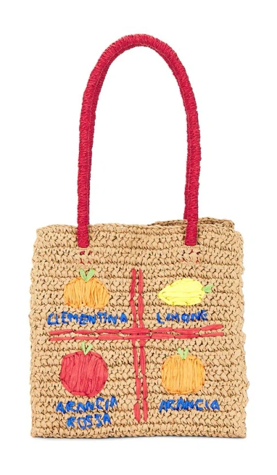 Damson Madder Fruity Raffia 稻草包