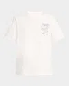 Damson Madder Gelati Girl Crewneck Boyfriend Tee In White