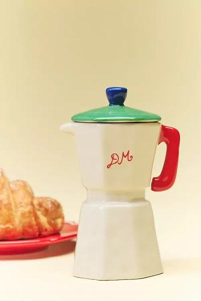 Damson Madder Gourmand Caramel Cafe Figural Ceramic Candle In Multi