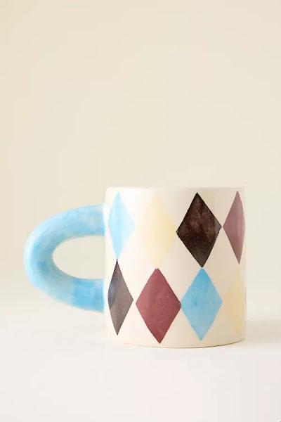 Damson Madder Handpainted Chubby Mug
