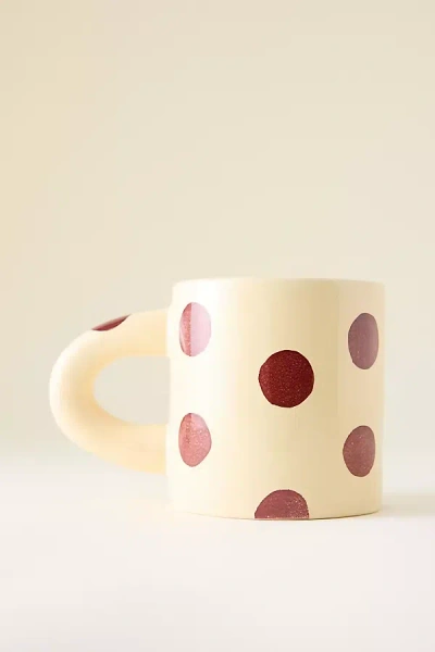 Damson Madder Handpainted Chubby Mug