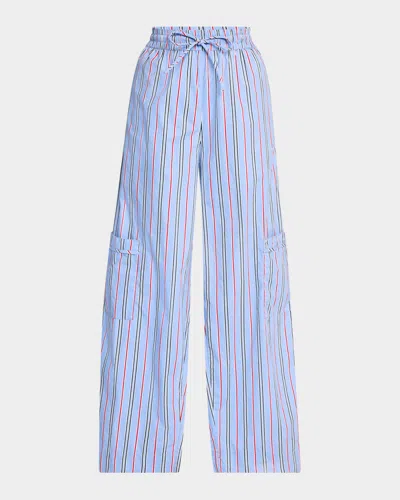 DAMSON MADDER HARRISON STRIPE DRAWSTRING PANTS