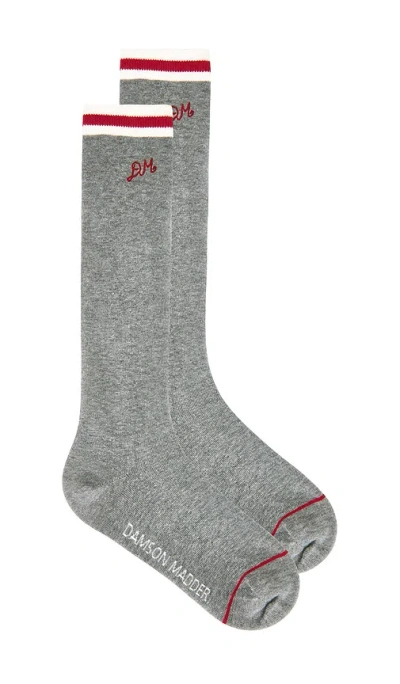 Damson Madder High Knee Çÿ­è¢œ Â€“ Ä»¿æ—§. Å°ºç � All. In Gray