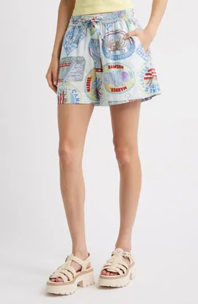 DAMSON MADDER DAMSON MADDER HOLIDAY PRINT SHORTS