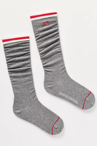 Damson Madder Knee-high Socks In Gray