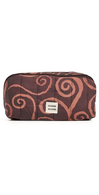 Damson Madder Large Wash Bag Swirl