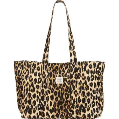 Damson Madder Leopard Canvas Tote