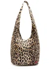 Damson Madder Leopard-print Cotton Cross-body Sling Bag In Leopard